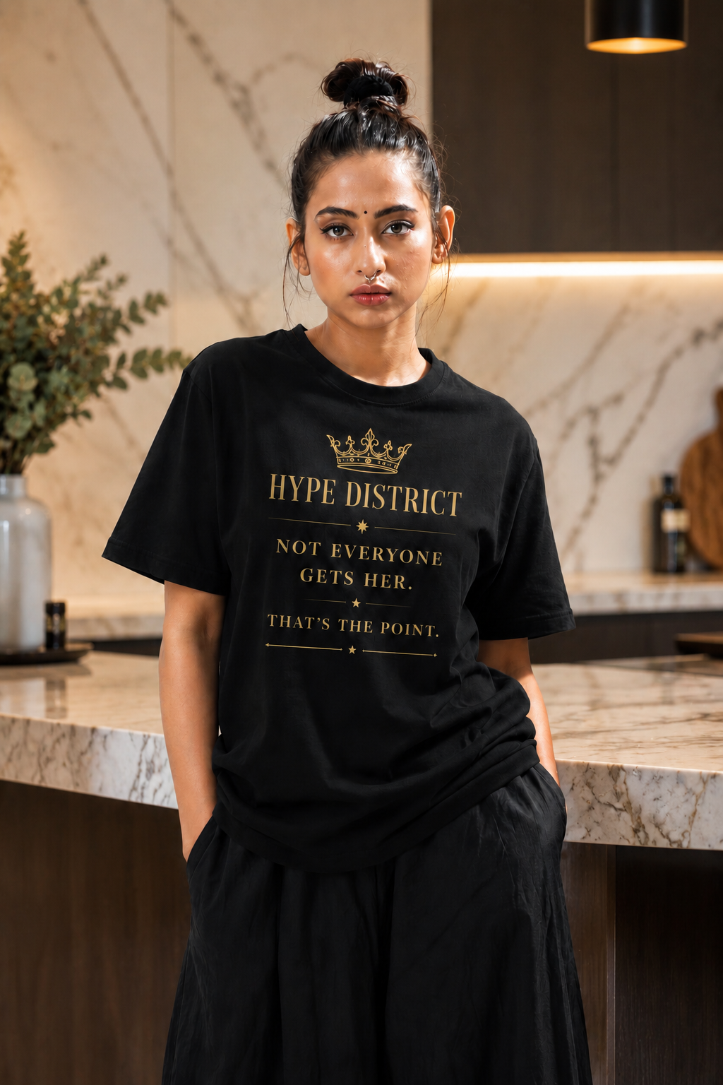 Confidence Looks Different Tee-Balck