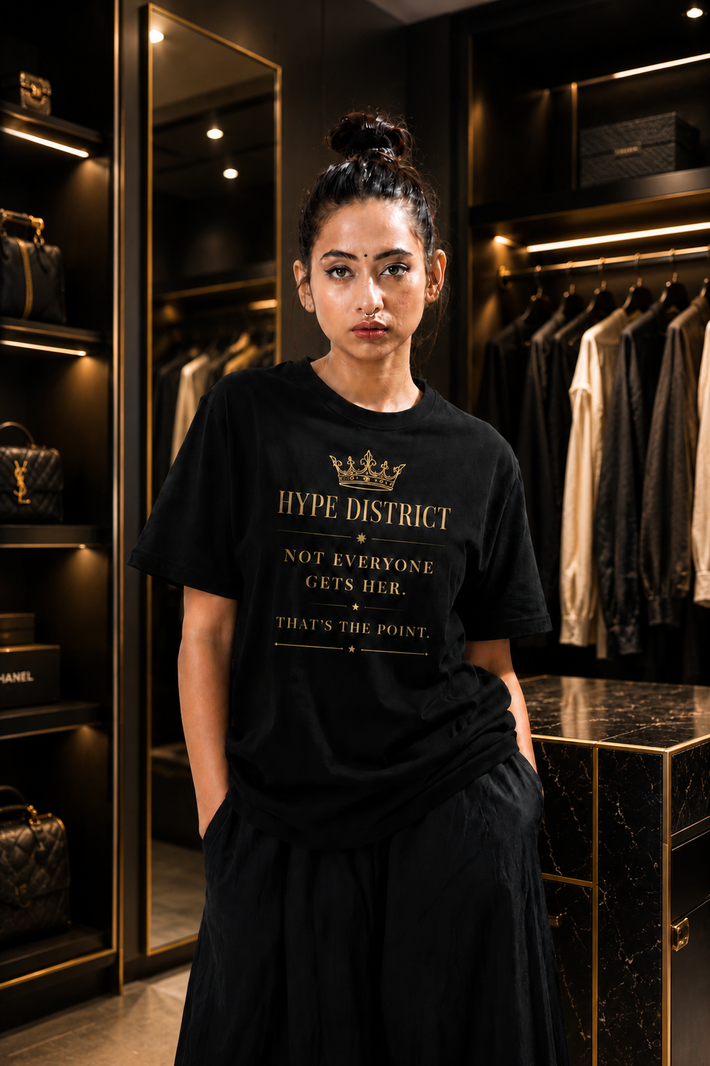 Confidence Looks Different Tee-Balck