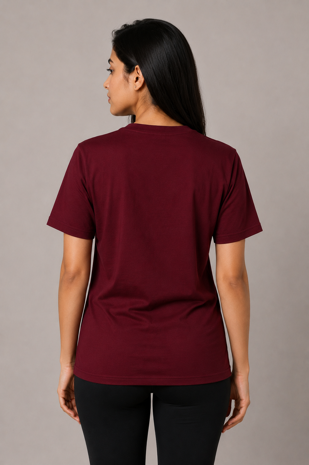 Unmatched Confidence Premium Tee-Maroon