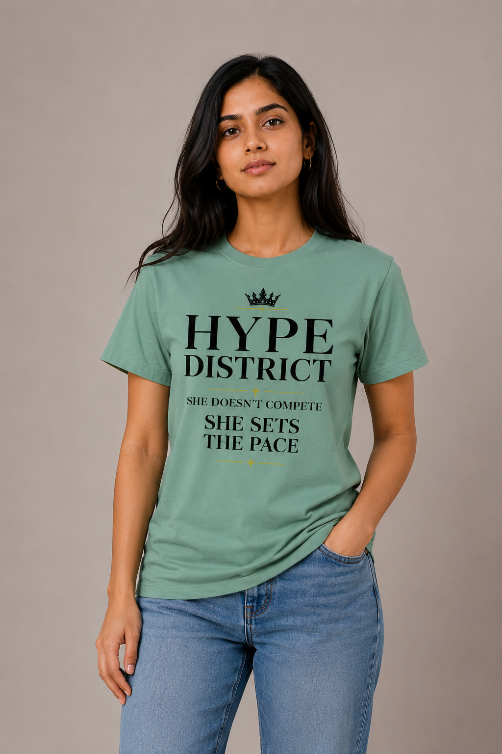 Premium Everyday Statement Tee-Green