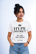 HYPE DISTRICT™ Women's Premium 180 GSM-White